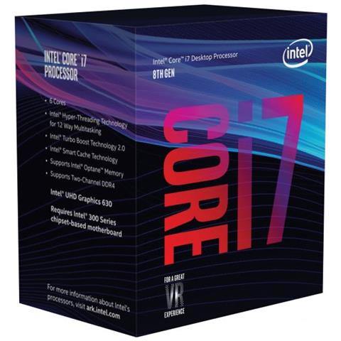 Processore INTEL Core i7-8700K 3.7 Ghz - Foto 2