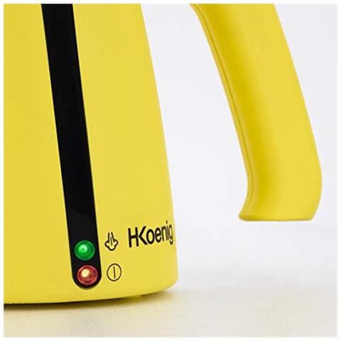 H.KOENIG - Scopa a Vapore NV700 Capacità 0.35 L Potenza 1050 W Colore Nero  / Giallo - ePRICE