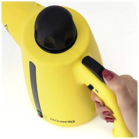 H.KOENIG - Scopa a Vapore NV700 Capacità 0.35 L Potenza 1050 W Colore Nero  / Giallo - ePRICE