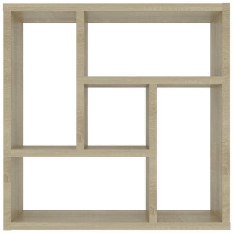Scaffale Parete Rovere Sonoma 45,1x16x45,1 cm Legno Multistrato - Foto 5