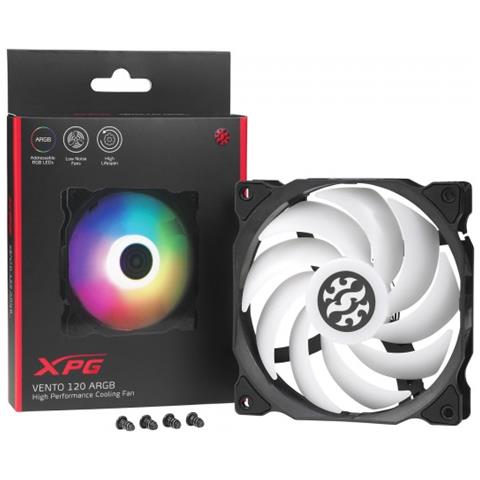 Ventola per PC VENTO120ARGB-BKCWW 120 mm Colore d'Illuminazione Multi - Foto 3