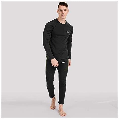 Biancheria Intima Termica Set Uomo Strato Wicking Johns Lungo Quick Dry Base Suit Compressione Sport Per Lallenamento Di Fondo Corsa Escursionismo - Foto 2