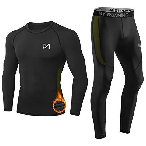 Biancheria Intima Termica Set Uomo Strato Wicking Johns Lungo Quick Dry Base Suit Compressione Sport Per Lallenamento Di Fondo Corsa Escursionismo - Foto 1