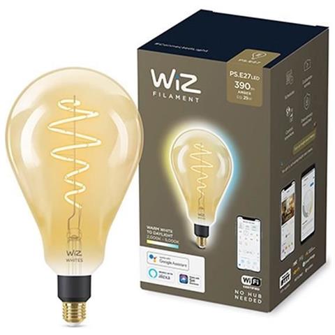 Lampadina Wiz Connected Vintage Filamento Bianco Variabile E27 25w - Foto 1