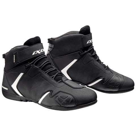 Scarpa Moto Gambler Nero Bianco Impermeabile - Foto 1