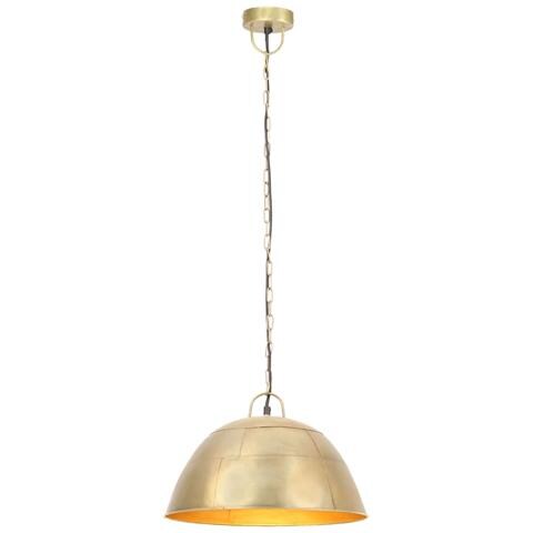 Lampada Industriale Vintage 25 W Ottone Rotonda 41 Cm E27 - Foto 2