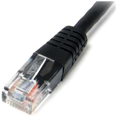 Cavo Patch Modellato Cat. 5E -Cavo Di Rete Rj45 Utp - Nero 3M. Uk - Foto 2