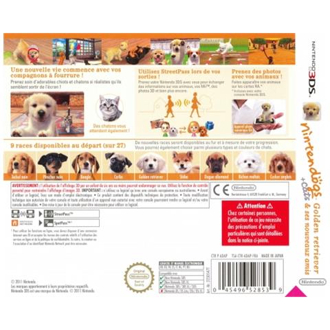 gs + Cats: Golden Retriever, 3DS Basico 3DS Francese videogioco - Foto 2
