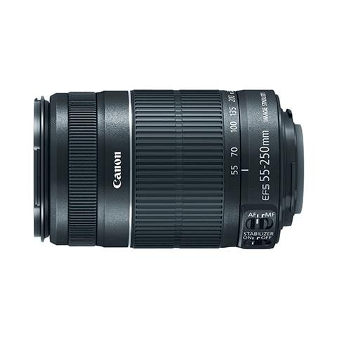EF-S 55-250mm f / 4-5.6 IS, 12/10, 1,1m, 88 - 400 mm, Nero, 7 cm, 5,8 cm - Foto 1