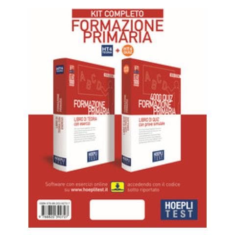 Test. Formazione Primaria. Kit Completo: Libro Di Teoria Con Esercizi-4000 Quiz Con Prove Simulate. Con Contenuto Digitale Per Download - Foto 1