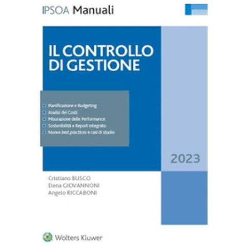 Angelo Riccaboni, Cristiano Busco, Elena Giovannoni - Il Controllo Di Gestione - Foto 1