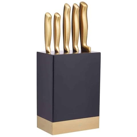 Masterclass 5-piece Brass-coloured Stainless Steel Knife Set - Foto 1