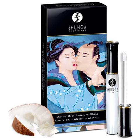 Rossetto Divine Oral Pleasure Acqua Di Cocco Shunga Gr27352 (10 Ml) - Foto 3