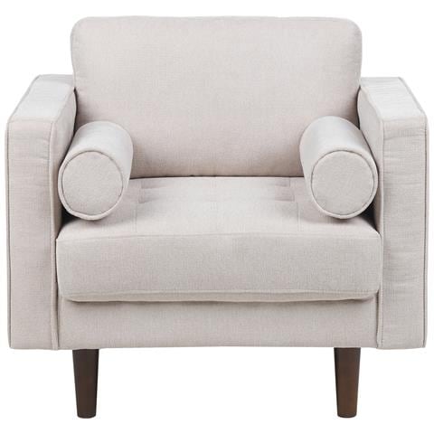 Set Da Salotto 4 Posti Nurmo Tessuto Beige Chiaro - Foto 15