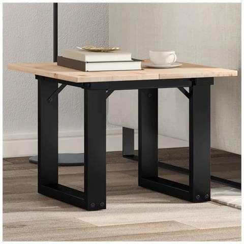 Telaio Gambe A O Per Tavolino Da Salotto 40x40x33 Cm In Ghisa - Foto 1