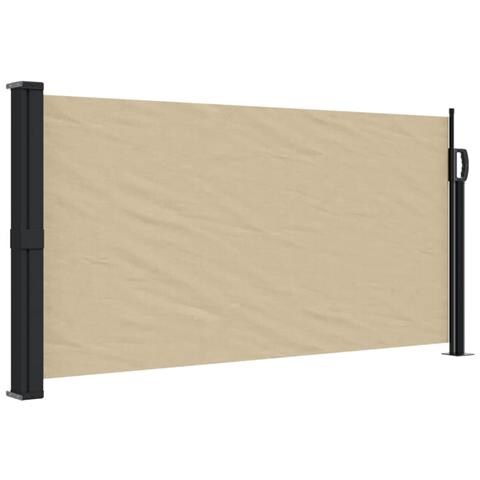 Tenda Da Sole Laterale Retrattile Beige 100x500 Cm - Foto 2