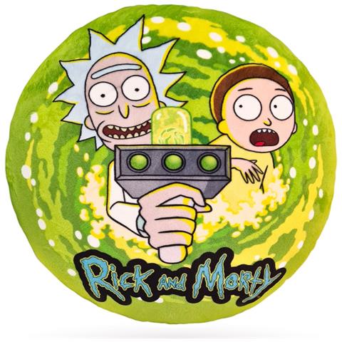 Rick And Morty - In Cerca Di Avventure Cuscino Di Peluche (37 Cm) - Foto 1