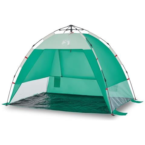 Tenda da Spiaggia 2 Persone Verde Rilascio Rapido Impermeabile - Foto 2