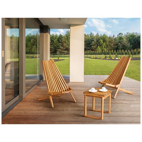 Tavolo Da Giardino Legno Legno Chiaro Bellano - Foto 1