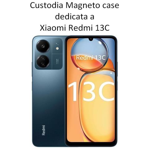 Custodia A Libro Smart Pocket Case In Pelle Per Xiaomi Redmi Note 13 Pro 4g Green - Foto 2