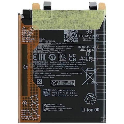 Batteria Interna12t E 12t Pro 5000mah Originale Bm5j, Nero - Foto 1