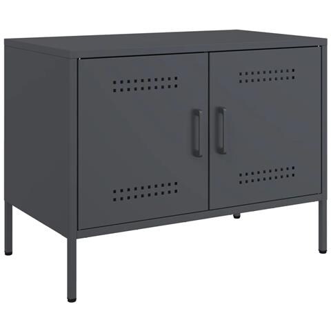 Mobile Tv Antracite 68x39x50,5 Cm In Acciaio - Foto 1