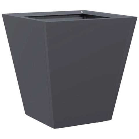 Fioriera da Giardino Antracite 30x30x30 cm in Acciaio - Foto 1