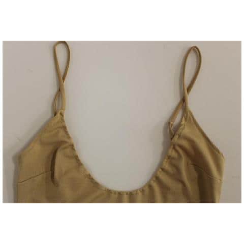 Abito Asimmetrico A Righe In Maglia Nera A Catenella - S - Foto 5