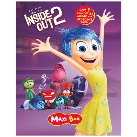 Inside Out 2. Maxi Box. Con 10 Figurine 3d. Con Tappetino Gioco - Foto 1