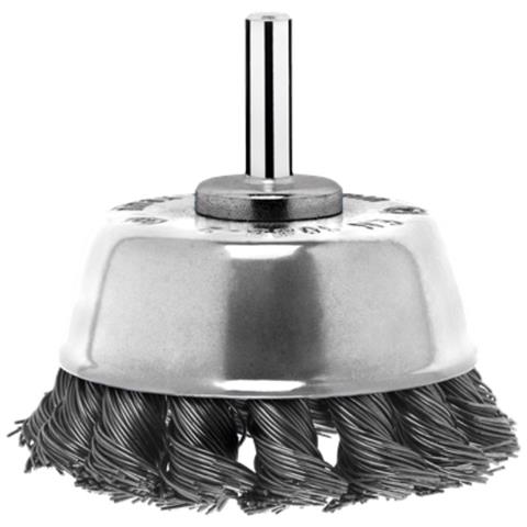 Spazzola Metallica A Tazza Per Trapani - 65mm - Foto 1