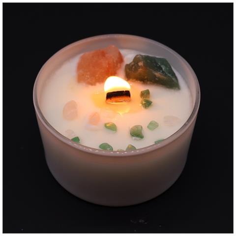 Chakra Del Cuore - Candela Di Cristallo - Foto 8