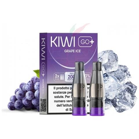 0mg Grape Ice - Pod Precaricata Kiwi Go Plus - 2 Pezzi - Kiwi Vapor - Foto 1