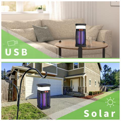 Lampada Anti-zanzare Ad Energia Solare - Foto 1