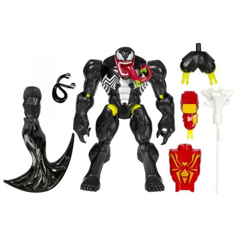 Mixmashers Venom Deluxe, Statuetta Personalizzabile Da 12 Cm Da Abbinare E Mescolare Con Accessori, Marvel, Da 4 Anni - Foto 1