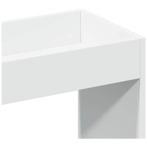 Credenza Bianca 92x33x180 cm in Legno Multistrato - Foto 9