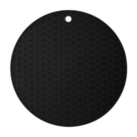 Tappetino Isolante In Silicone Con Motivo Nuvola Auspiciosa - Protezione Termica Per La Tua Cucina Black - Foto 1
