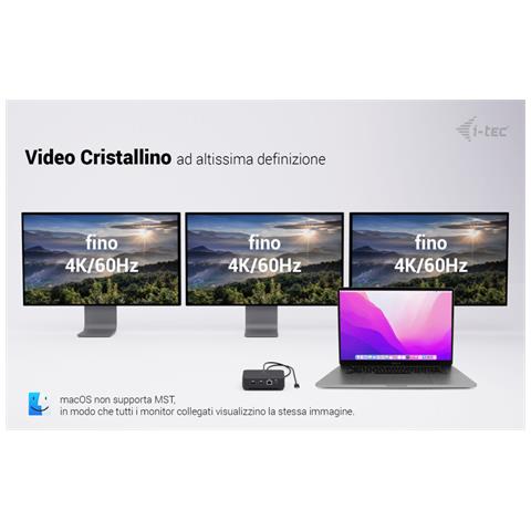 USB-C DP Dual HDMI Docking Station with Power Delivery 100 W - Foto 2