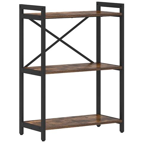 Libreria Rovere fumo 60 x 30 x 83 cm Legno multistrato - Foto 1