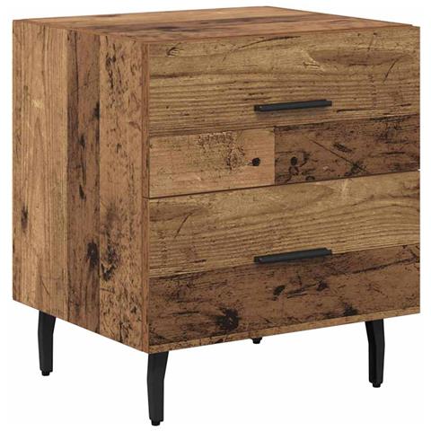 Armadio da Notte con cassetto Legno vecchio 40 x 35 x 47,5 cm - Foto 1