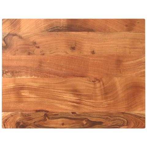 Piano Tavolo 70x60x3,8 cm Rettangolare Legno Massello Acacia - Foto 1