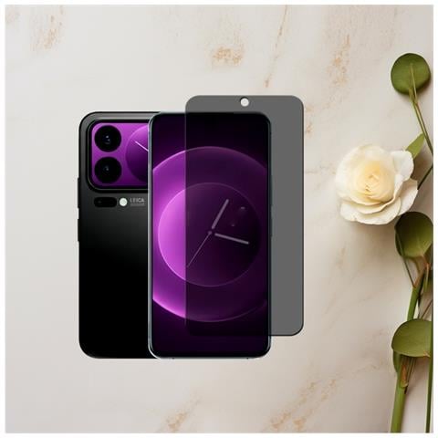 Protezione Schermo In Vetro Temperato Privacy Ad Alto Contenuto Di Alluminio Con Piastra eriore E Sblocco Impronta Digitale Compatibile Con Xiaomi 17 - Foto 3
