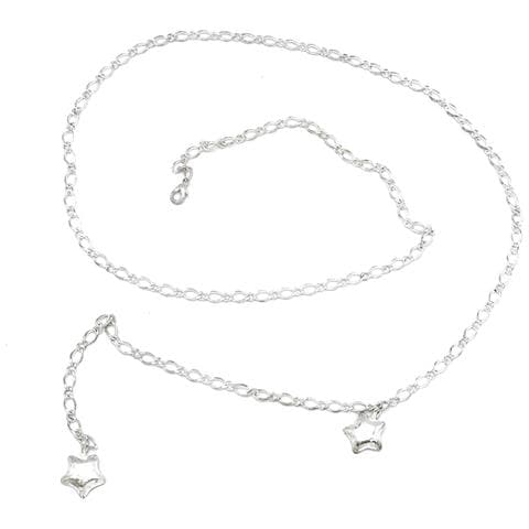 Cintura A Catena In Argento Con Pendenti A Stella - Foto 1