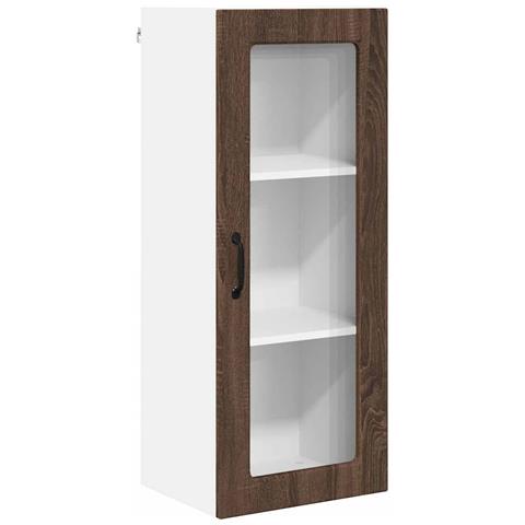 Pensile cucina con lo scaffale Rovere Marrone 40 x 31 x 100 cm - Foto 1