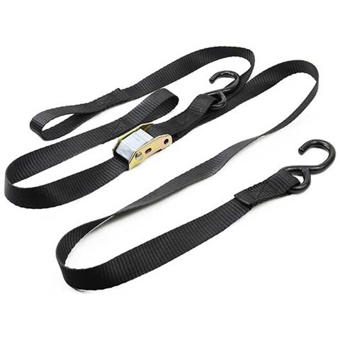 Cinghie Di Fissaggio Nere 2-pack - Cinghie Di Fissaggio Per Moto Da 1,8 M Con Ganci A S - Foto 1