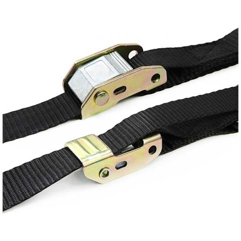 Cinghie Di Fissaggio Nere 2-pack - Cinghie Di Fissaggio Per Moto Da 1,8 M Con Ganci A S - Foto 2