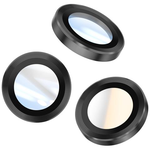 Protezione Obiettivo Fotocamera Per Galaxy Z Fold 7 Tripla Lente, Nero - Foto 5