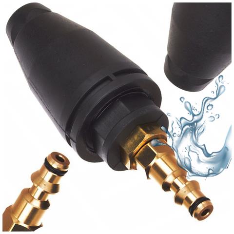 Ugello Turbo Per Idropulitrici Compatibile Con Lavor - Pressione Max 150 Bar, Temperatura Max 60°c | Connessione Rapida, Pulizia Efficiente - Foto 1