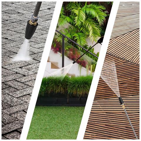 Ugello Turbo Per Idropulitrici Compatibile Con Lavor - Pressione Max 150 Bar, Temperatura Max 60°c | Connessione Rapida, Pulizia Efficiente - Foto 2