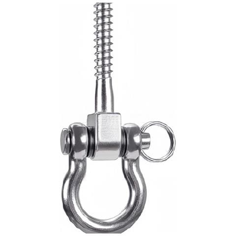 Set Da 2 Ganci A Forma Di Fiocco In Acciaio Inossidabile - Ganci Resistenti Alla Corrosione Per Altalene, Sedie Sospese E Amache - Foto 2