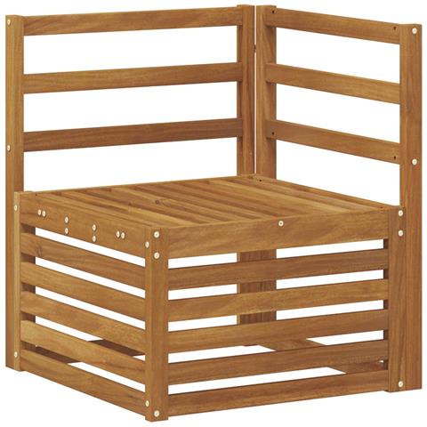 Set divani 8 pcs Naturale Legno di Acacia Massello - Foto 1
